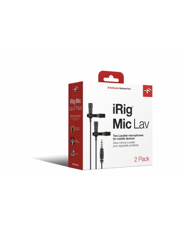 IK Multimedia iRig Mic Lav 2 Pack Microfoni Lavalier