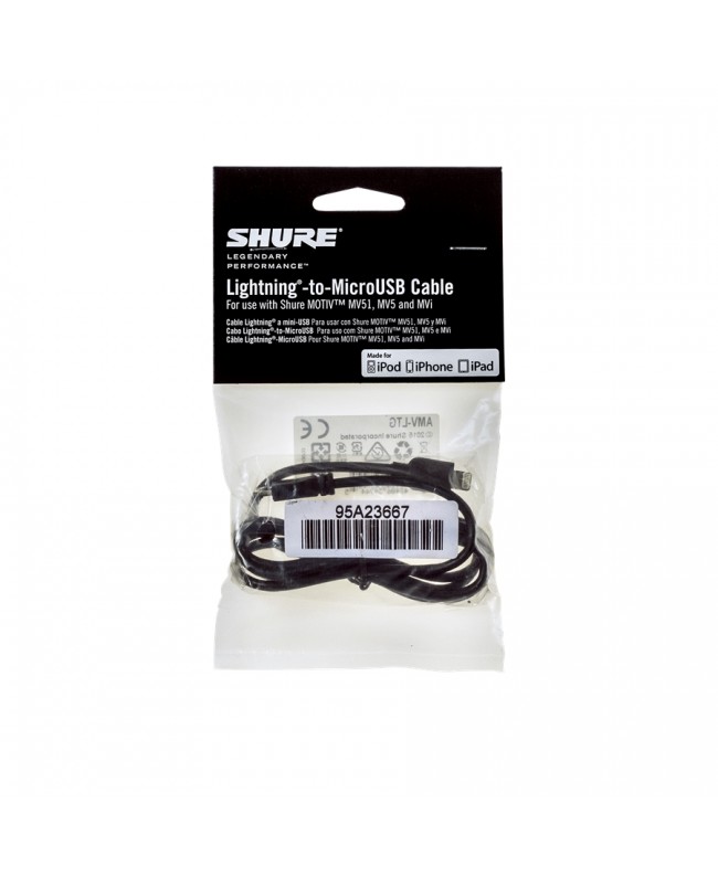 Shure AMV-LTG Micro-B/Lightning USB-Kabel 1m Ersatzteile