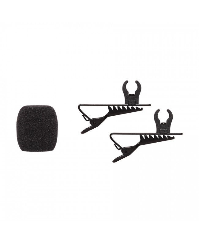 Shure RK376 Clip lavalier e 2 antivento CVL-B/C-TQG Windschutz