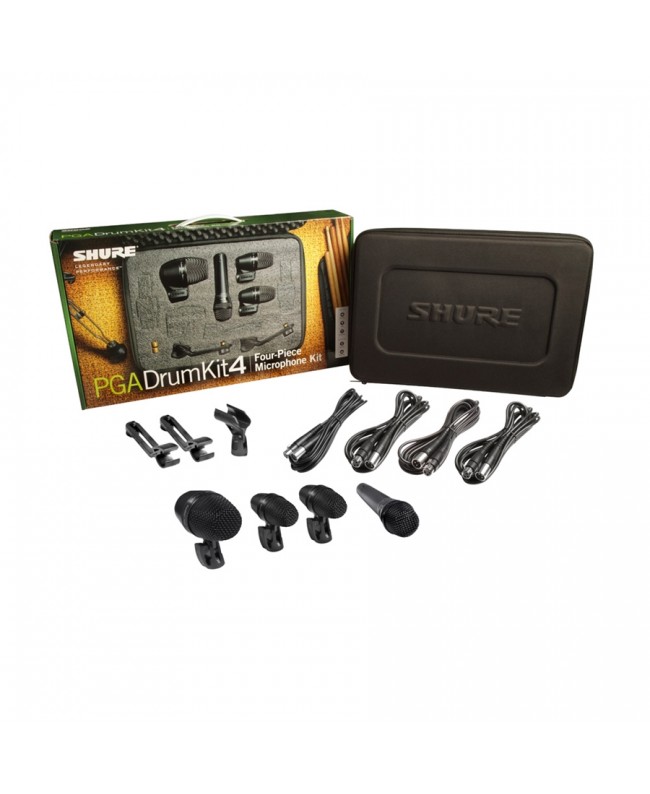 Shure PGADRUMKIT4 Kit da 4 microfoni per batteria