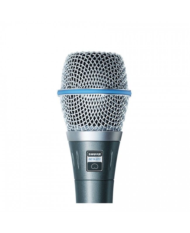 Shure BETA87C Kondensatormikrofon mit Nieren-Richtcharakteristik für Gesang Handmikrofone
