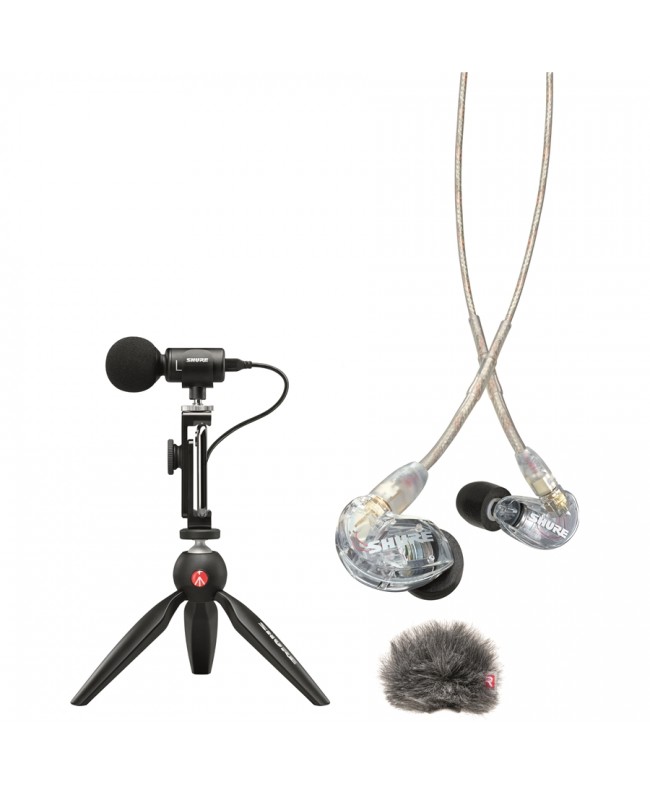 Shure MV88-215CL-BNDL Kit mic MV88 e auricolari SE215-CL