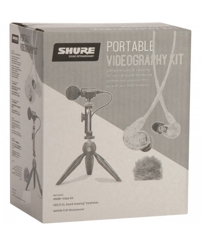 Shure MV88-215CL-BNDL Kit mic MV88 e auricolari SE215-CL