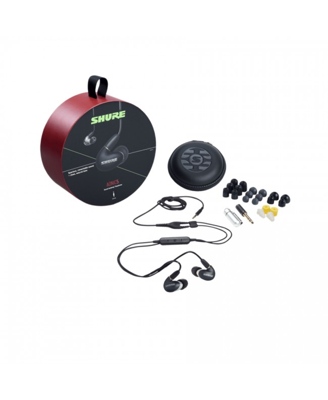 Shure SE53BABK+UNI-EFS AONIC 5 Earphones Color Black Satin/Transparent