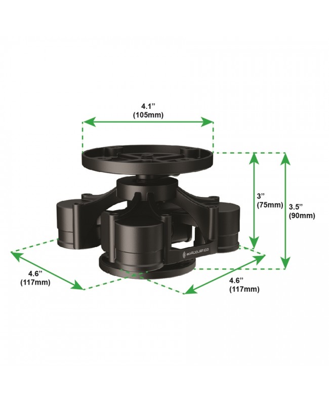 IsoAcoustics V120 Entkopplerhalterung
