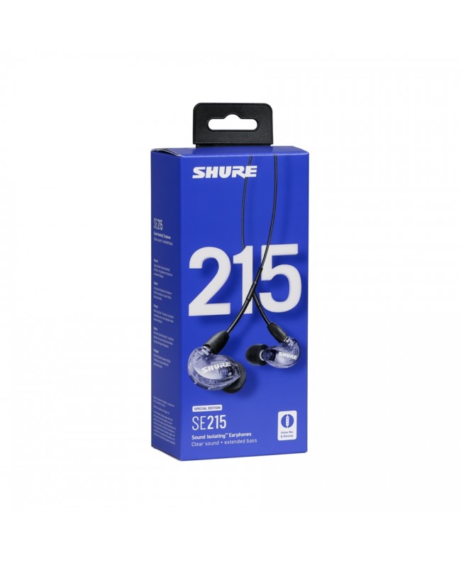Shure SE215 Viola con cavo mic e controller Auricolari