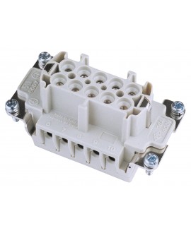 Ilme Socket Insert 10-pin 16A, Screw Terminal