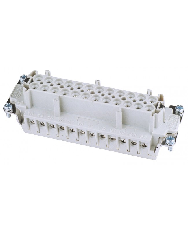 Ilme Socket Insert 24-pin 16A,Screw Terminal
