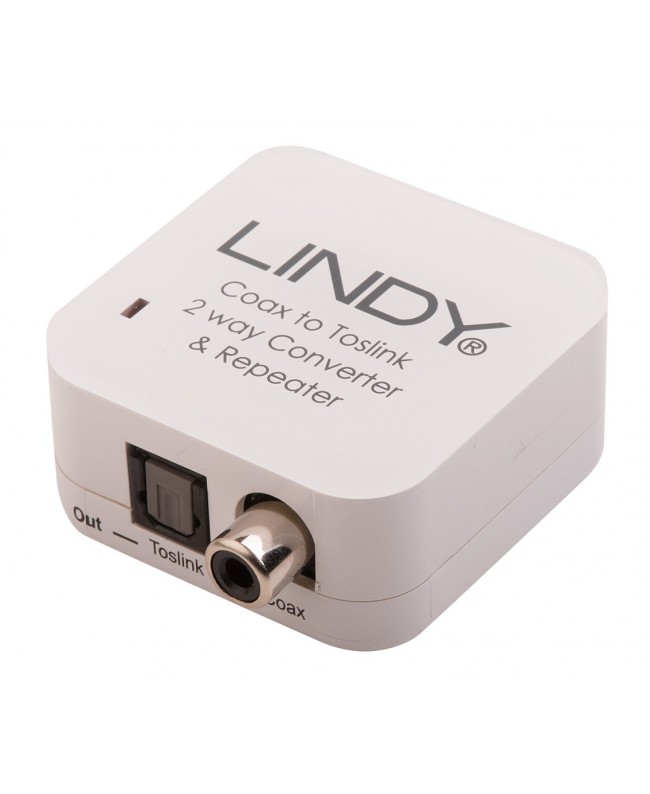 LINDY Converter TosLink (Ottico) e Coassiale bidirezionale Convertitori