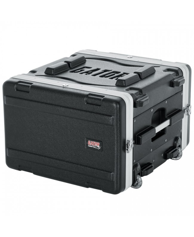 Gator Cases GRR-6L Custodia da 6U Rack con maniglia e rotelle Rack 19"