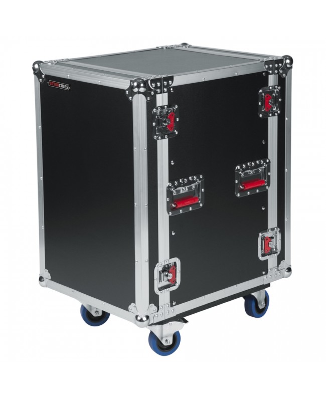 Gator Cases G-TOUR 16U CAST Flight Case ATA da 16U Rack con rotelle Rack 19"