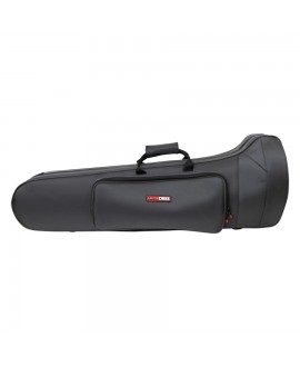 Gator Cases GL-TROMBONE-F23 Semi-rigid Molded Trombone Case Attached to F Instrument Cases & Bags
