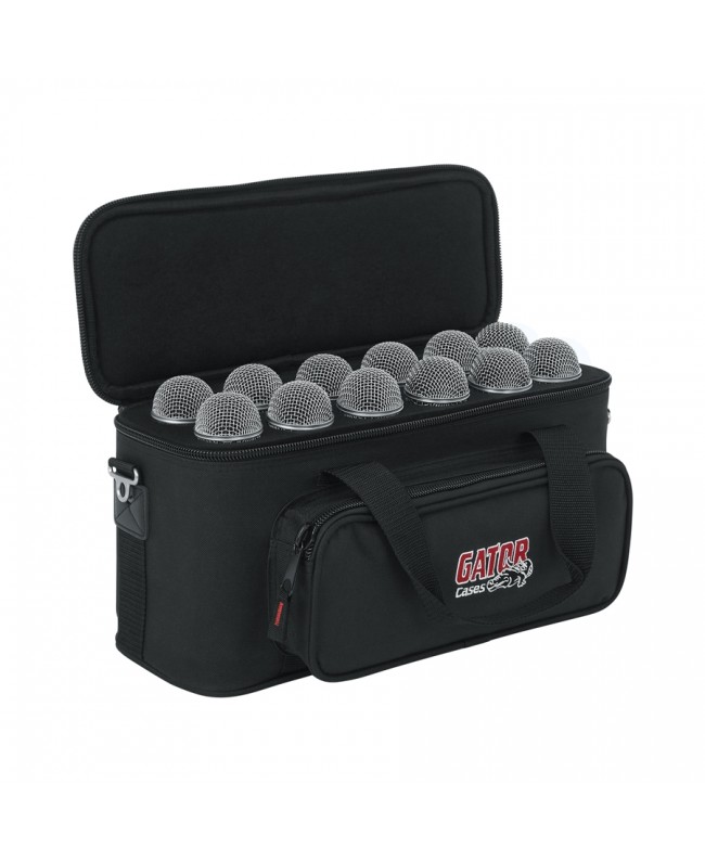 Gator Cases GM-12B Borsa 12 microfoni Custodie per microfoni