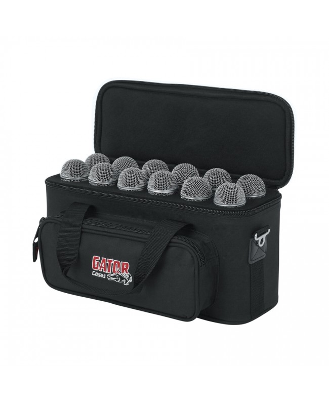 Gator Cases GM-12B Bag 12 Microphones Microphone cases