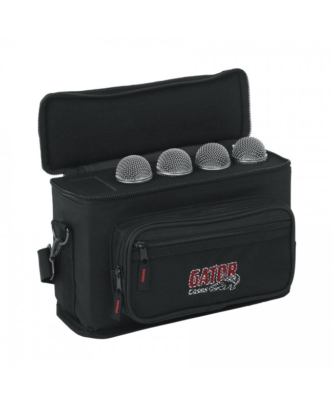 Gator Cases GM-4 Borsa 4 microfoni Custodie per microfoni