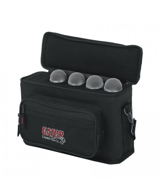 Gator Cases GM-4 Borsa 4 microfoni Custodie per microfoni