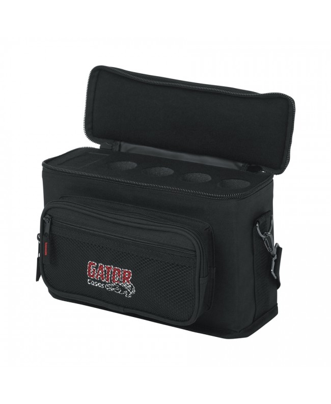 Gator Cases GM-4 Bag 4 Microphones Microphone cases