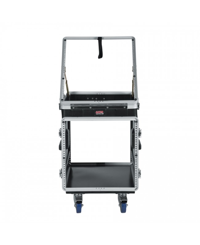 Gator Cases GRC-12X10 PU Rack audio 12U top, 10U laterale Rack 19"