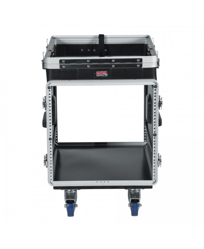 Gator Cases GRC-12X10 PU Rack audio 12U top, 10U laterale Rack 19"