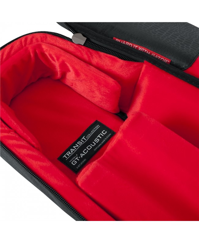 Gator Cases GT-ACOUSTIC-BLK Akustikgitarre Transit Tasche Anthrazit Koffer & Taschen für Instrumente