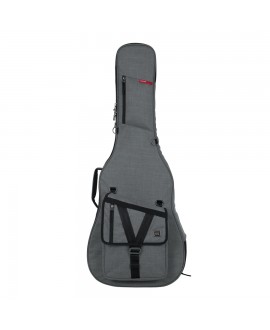 Gator Cases GT-ACOUSTIC-GRY Acoustic Guitar Transit Bag Light Grey Instrument Cases & Bags