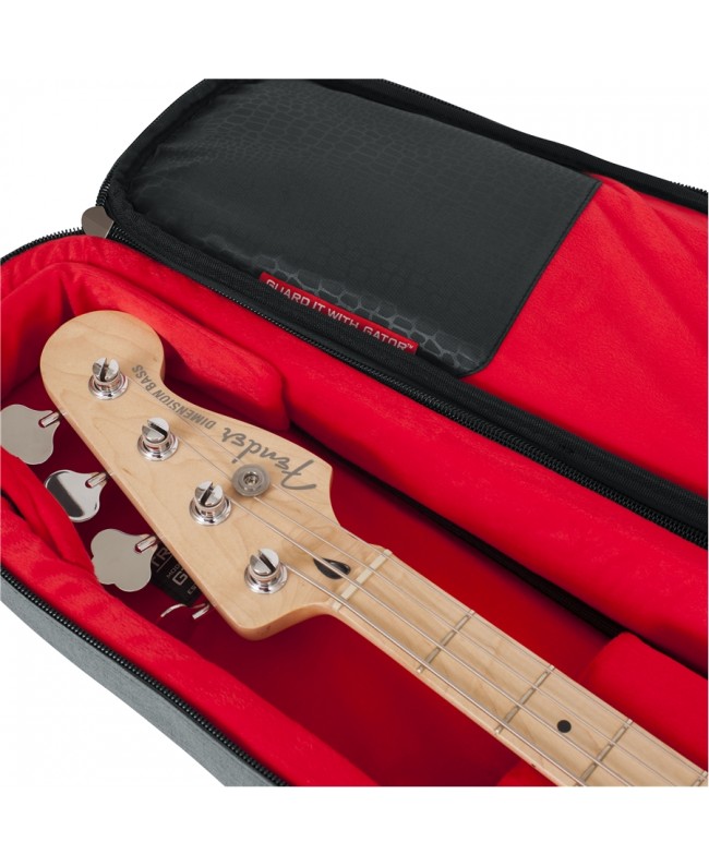 Gator Cases GT-BASS-GRY Low Transit Bag Light Gray Instrument Cases & Bags