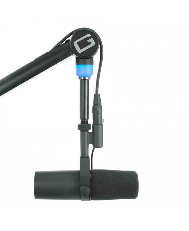 Gator Frameworks GFWMICBCBM4000 Tischmikrofonständer mit LED-Licht Tischstative