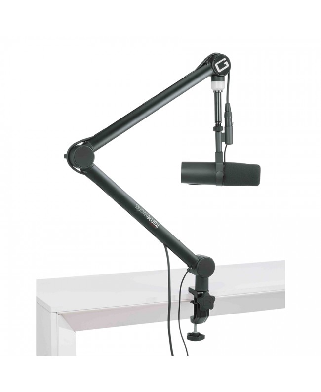 Gator Frameworks GFWMICBCBM4000 Tischmikrofonständer mit LED-Licht Tischstative