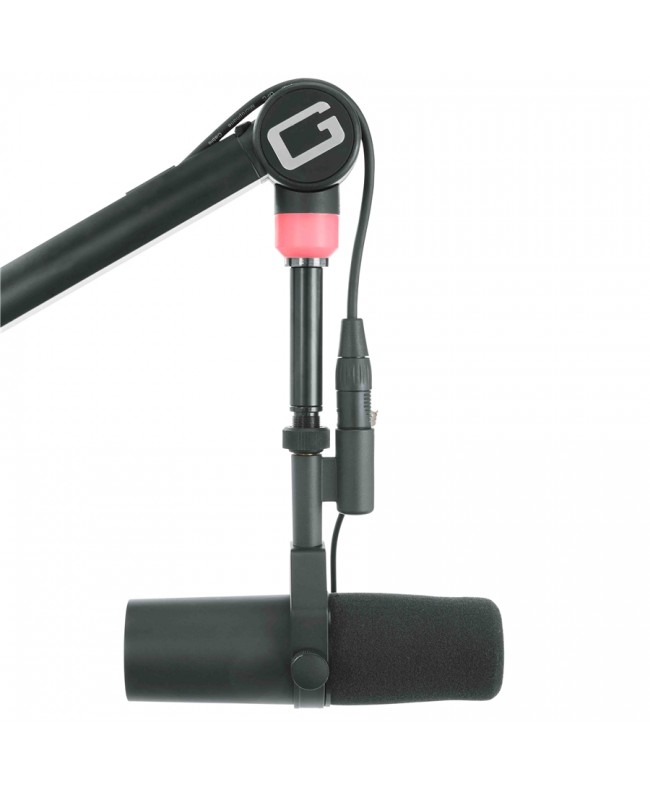 Gator Frameworks GFWMICBCBM4000 Desktop microphone boom stand with LED light Table Stands