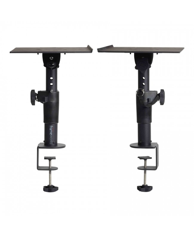 Gator Frameworks GFWSPKSTMNDSKCMP Clamp-On Stand for Studio Monitor Studio Monitor Supports
