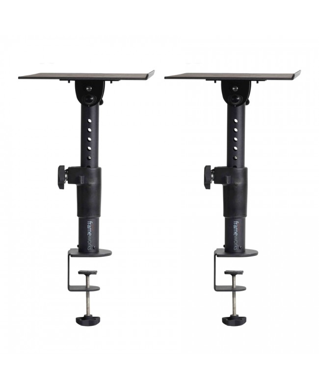 Gator Frameworks GFWSPKSTMNDSKCMP Clamp-On Stand for Studio Monitor Studio Monitor Supports