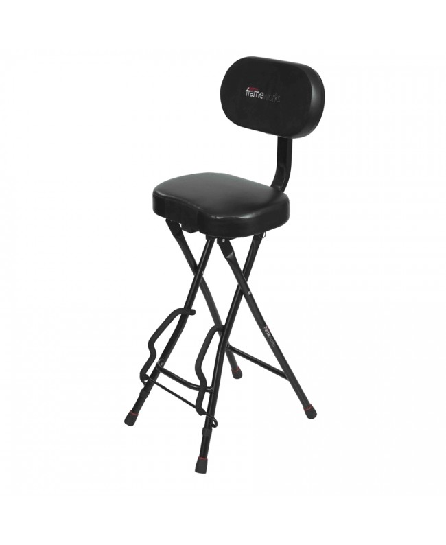 Gator Frameworks GFW-GTR-SEAT Sgabello con stand per chitarra Sgabelli