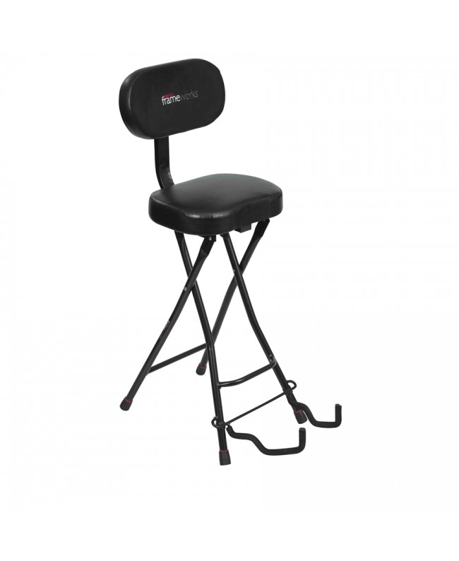 Gator Frameworks GFW-GTR-SEAT Sgabello con stand per chitarra Stools