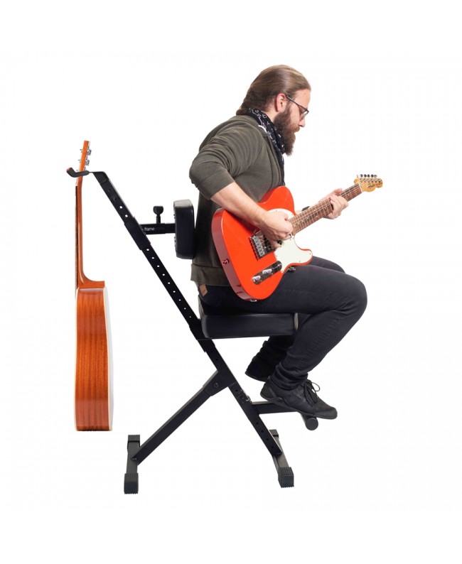 Gator Frameworks GFW-GTR-SEATDLX Sgabello Deluxe per chitarra Sgabelli