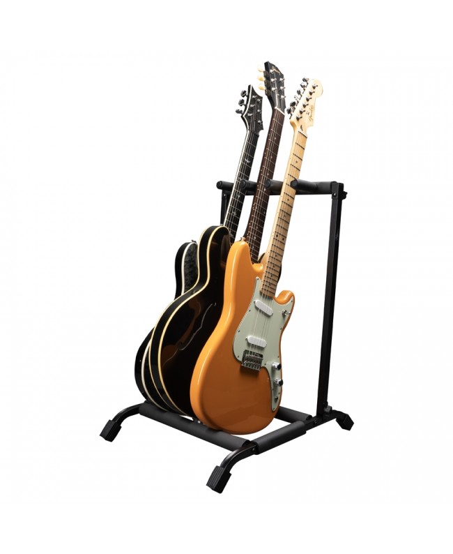 Gator Frameworks RI-GTR-RACK3 Folding Stand for 3 Guitars