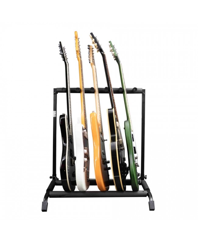 Gator Frameworks RI-GTR-RACK5 Folding Stand for 5 Guitars