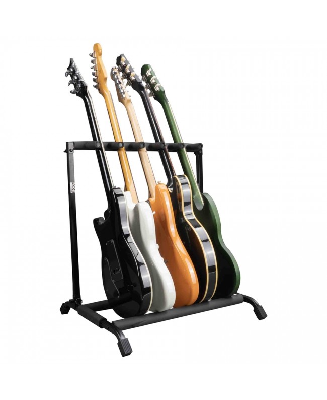 Gator Frameworks RI-GTR-RACK5 Supporto pieghevole per 5 chitarre