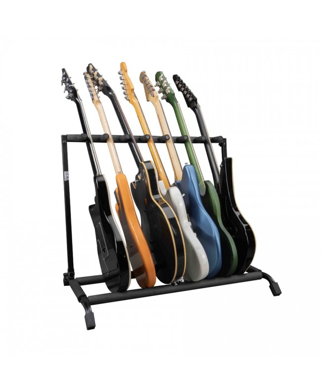 Gator Frameworks RI-GTR-RACK7 Supporto pieghevole per 7 chitarre