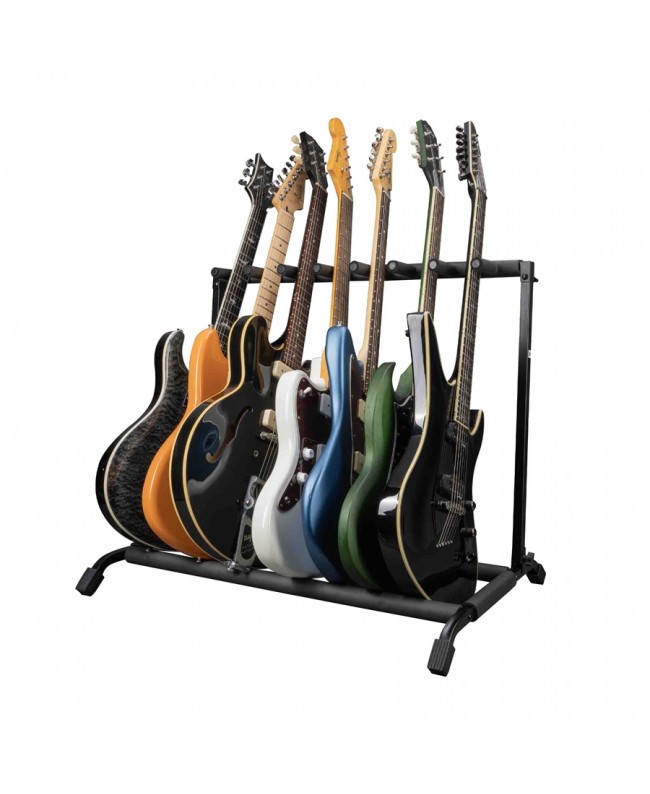 Gator Frameworks RI-GTR-RACK7 Folding Stand for 7 Guitars