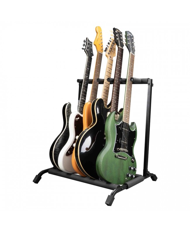 Gator Frameworks RI-GTR-RACK5 Folding Stand for 5 Guitars