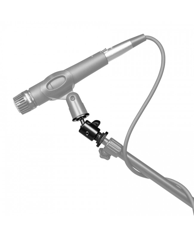 Gator Frameworks GFW-MIC-BALLHEAD-MT Mikrofonständer-Adapter mit schwenkbarem Kopf Zubehör