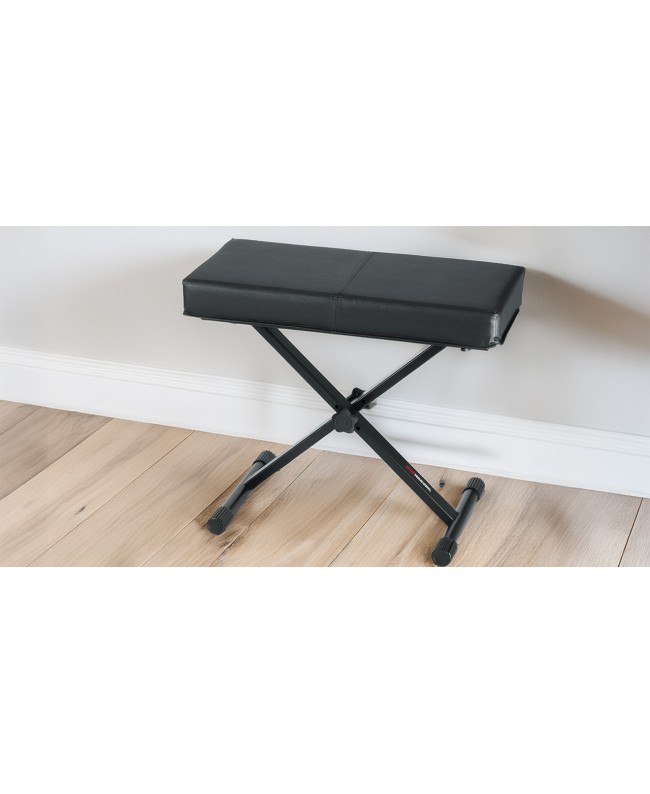 Gator Frameworks GFW-KEY-BNCH-1 Panchina per tastiera nera Stools
