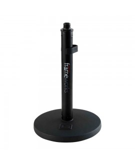 Gator Frameworks GFW-MIC-0600 Desktop microphone stand with 15 cm round base Table Stands