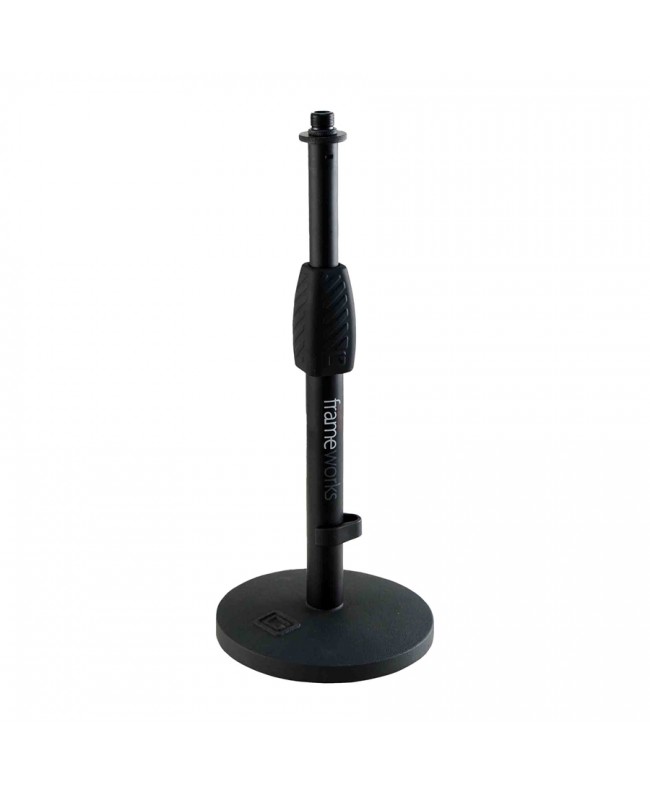 Gator Frameworks GFW-MIC-0601 Supporto da tavolo per microfono con base tonda da 15 cm e altezza regolabile 25-38 cm Supporti...