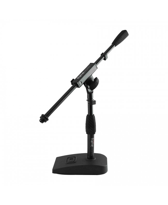 Gator Frameworks GFW-MIC-0821 Mikrofonständer für Bassdrum und Verstärker mit 40,6 cm Ausleger und kompaktem Sockel Bodenstative