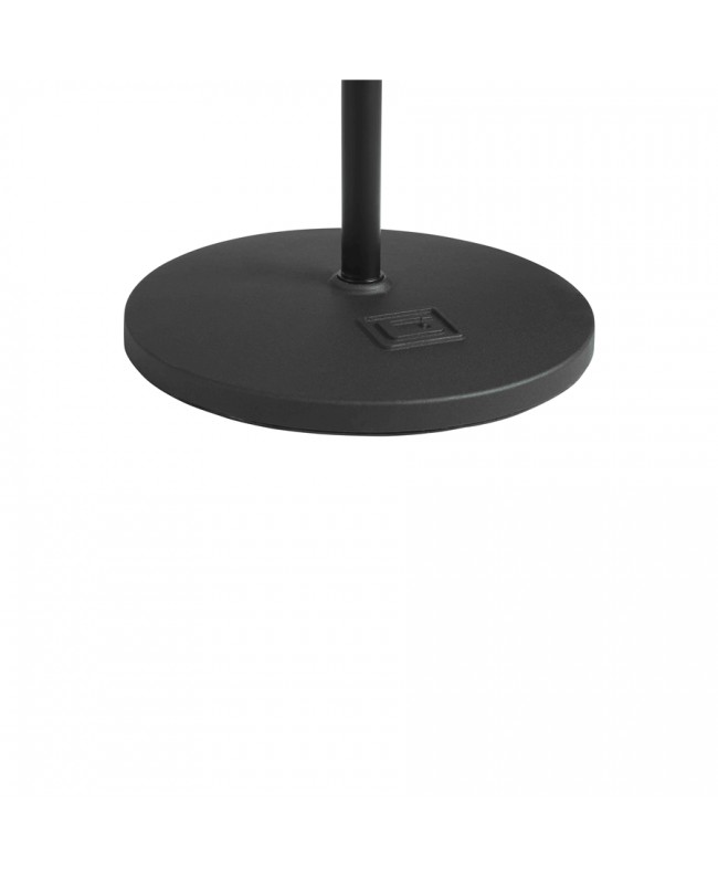 Gator Frameworks GFW-MIC-1201 Microphone stand with 30.5 cm round base and adjustable height from 101.6 to 160 cm Floor Stands