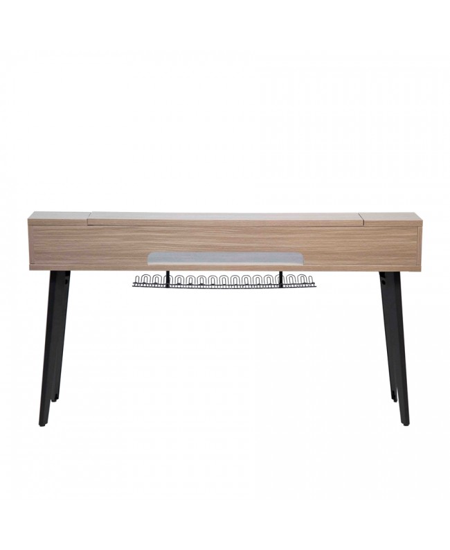 Gator Frameworks GFW-ELITEKEYTBL88-GRY Workstation in legno per tastiere fino a 88 tasti, colore grigio driftwood Mobili da S...