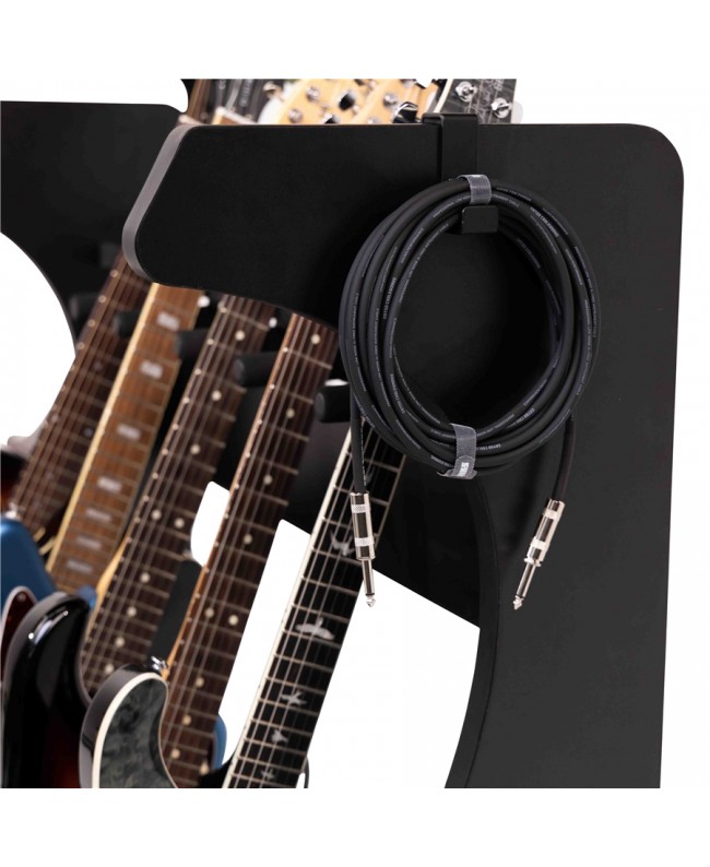 Gator Frameworks GFW-ELITEGTR5RK-BLK Rack per chitarre 5-7 posti in finitura nera Mobili da Studio