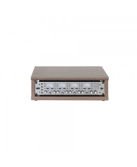 Gator Frameworks GFW-ELITERK-2U-GRY Rack 2U in legno grigio Driftwood Rack 19"