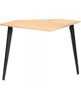 Gator Frameworks GFW-ELITEDESKCRNR-MPL Angolo scrivania workstation Elite in acero naturale opaco per studi e creator Studiom...